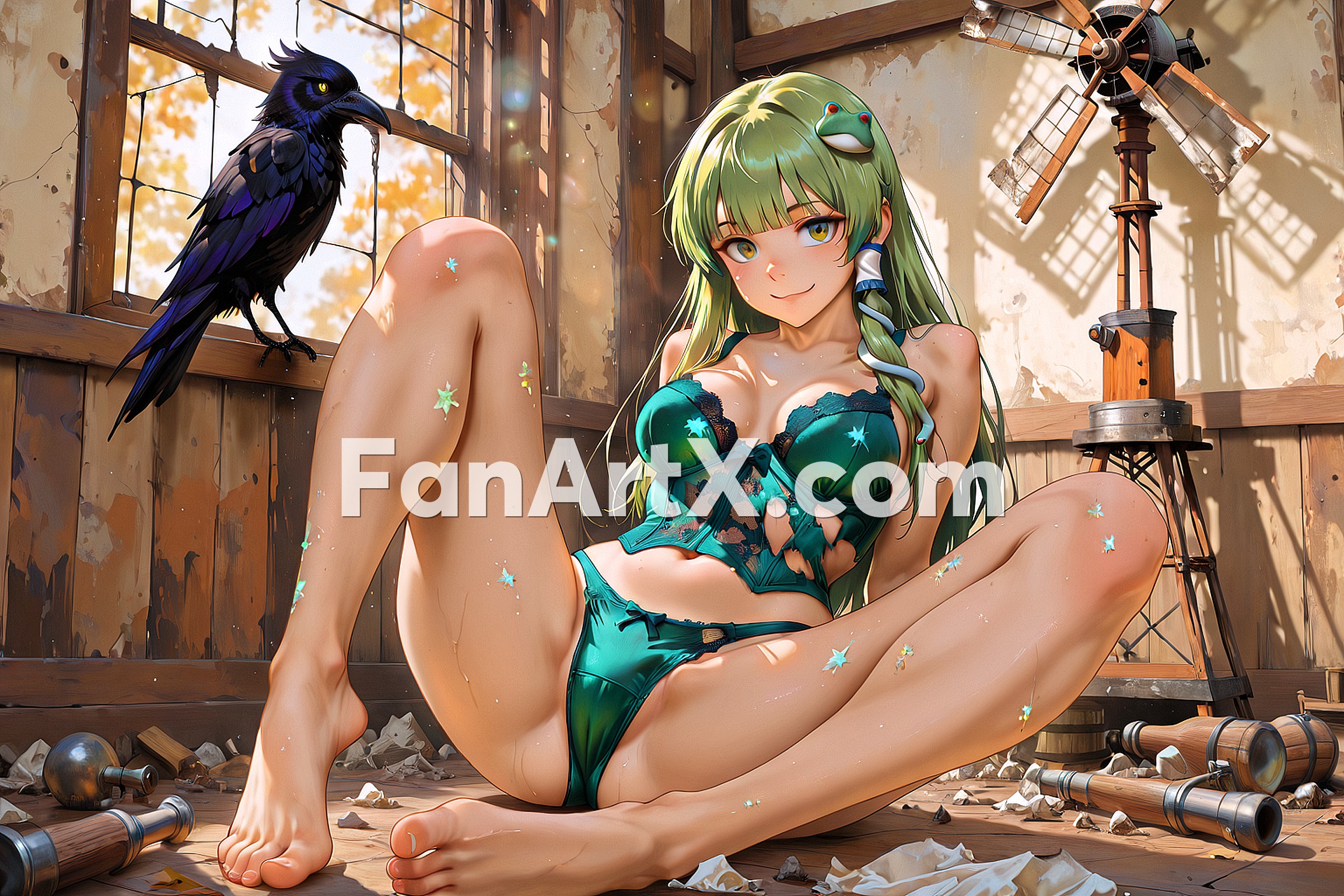 Kochiya Sanae Touhou project Fanart 3354781